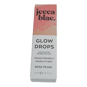 Jecca Blac Glow Drops Rose Pearl NEW Highlighting Primer For Face Vegan Friendly